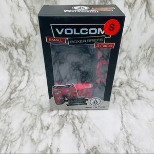 Volcom 3pk boxer briefs, men’s small